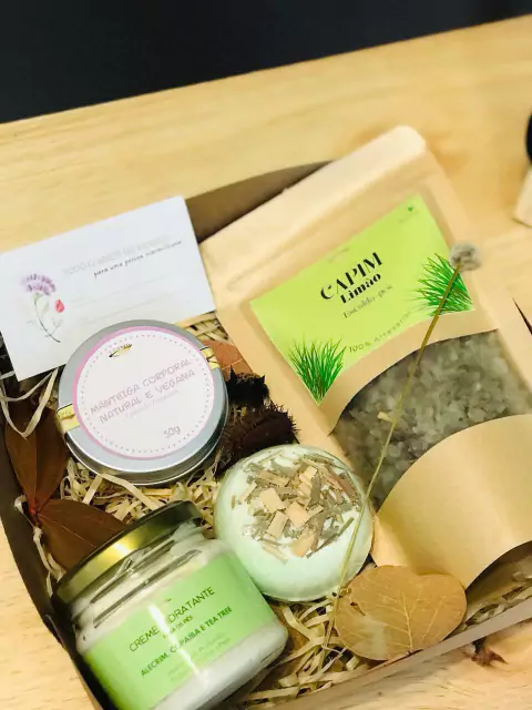 KIT SPA DOS PÉS NATURAL, ECOLÓGICO E VEGANO