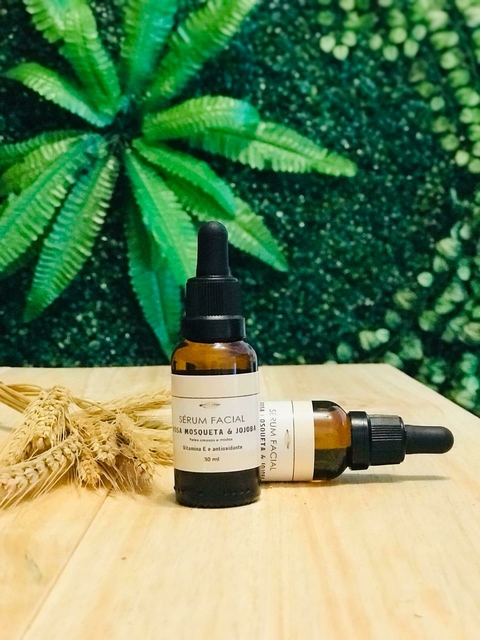 SÉRUM FACIAL ROSA MOSQUETA E JOJOBA - PELES MISTAS E OLEOSAS