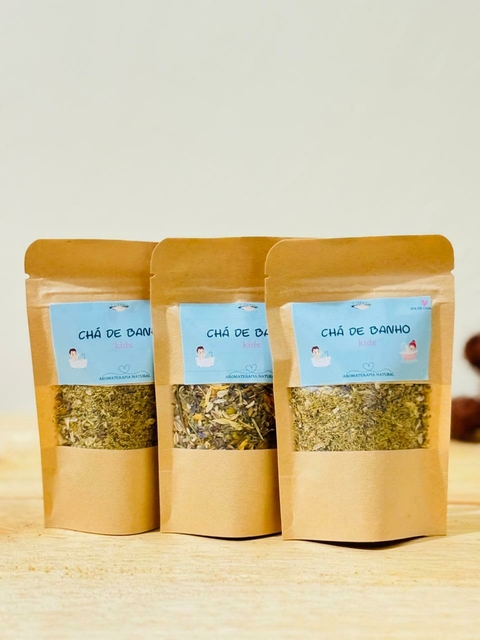 Chá de banho kids aromaterapia natural