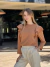 BLUSA VOLADOS ROMA TOSTADA