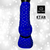 Kit Caneleira Simples com Pedraria Cristal - Azul Royal - Maid in Roça - Liga para Cavalo e Loja de Acessório para Cavalo