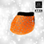 Cloche com Pedraria Cristal - Laranja