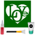 Kit Tatuagem de Glitter para Cavalo - Coração Love - comprar online