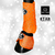 Kit Caneleira Simples com Pedraria Cristal - Laranja