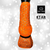 Kit Caneleira Simples com Pedraria Cristal - Laranja - Maid in Roça - Liga para Cavalo e Loja de Acessório para Cavalo