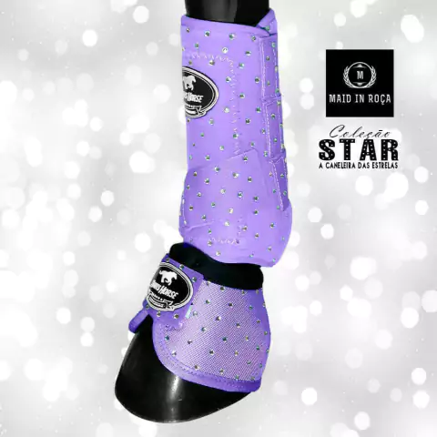 Kit Caneleira Completo com Pedraria Cristal - Lilac