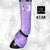 Liga com Pedraria Cristal - Lilac - Maid in Roça - Liga para Cavalo e Loja de Acessório para Cavalo