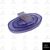 Raspadeira em Silicone - Roxo