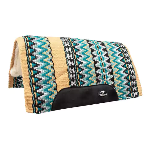 Manta Navajo Reverse Pressure Boots Horse (80x80 cm) com BRILHO - Beje