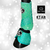 Kit Caneleira Simples com Pedraria Cristal - Verde Agua