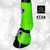Kit Caneleira Simples com Pedraria Cristal - Verde Limao