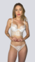 Sarah - Corselet em renda chantilly com tule liso; Cor Branco na internet