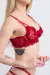 Júlia carmim - conjunto sem bojo com aro em tule no no na internet