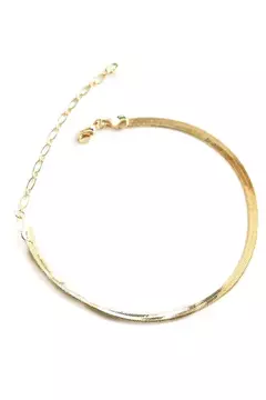 Pulseira Fita com Banho em Ouro ou Ródio Branco - comprar online