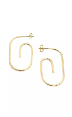 Brinco Clips com Banho em Ouro 18k