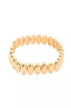Pulseira Gomas com Banho em Ouro 18k ou Ródio Branco - Acessórios Amalie