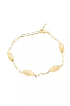Pulseira Gomos com Banho em Ouro 18k