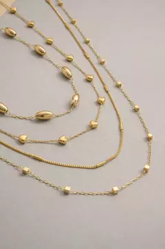 Choker Quadradinho com Banho em Ouro 18k na internet