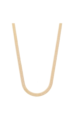 Choker Fita Média com Banho em Ouro ou Ródio Branco