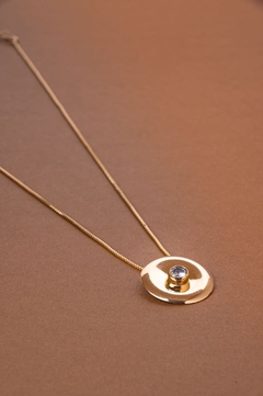 Colar Botão Brilhante Ouro 18k na internet