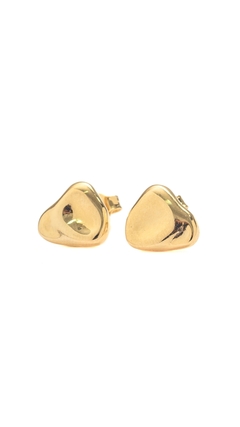 Brinco Organic com Banho em Ouro 18k ou Ródio Branco