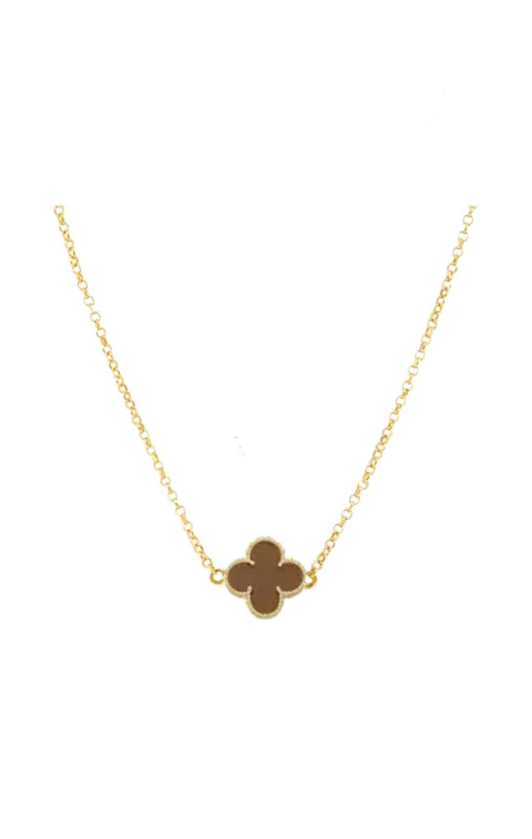 Pulseira Trevinho Capuccino com Banho em Ouro18k - comprar online