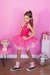 Vestido Body Barbie Pompom Pink - comprar online