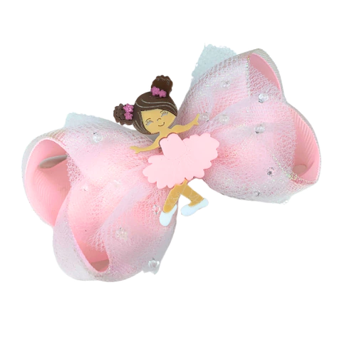 Laço de Cabelo Bailarina Brilho Intenso