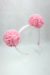 Tiara Infantil Laço Pompom