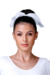 Scrunchie de Lenço com ponta Branco