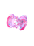 Laço de Cabelo Infantil Unicórnio Pompom Rosa - comprar online