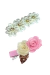 Trio Presilhas com Laço Flores Delicadas - Lua Dance