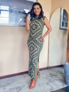 Vestido Mendoza Verde - comprar online