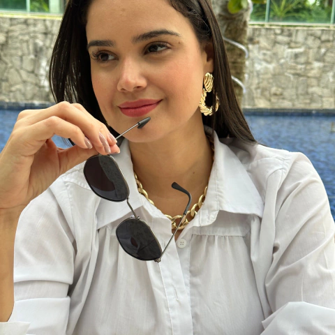 Óculos De Sol Glory Preto