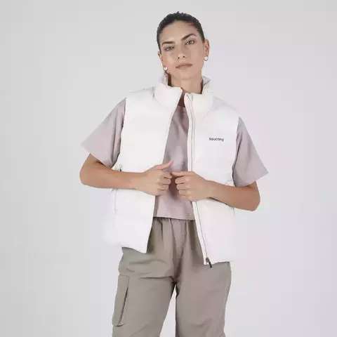 SAUCONY / SNOWDRIFT HEAT VEST IVORY - comprar online