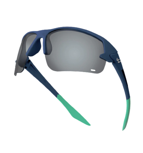 WEIS ANTEOJOS - VO2 BLUE ULTRA RUNNING / REVO GREEN + COMPACT GREY