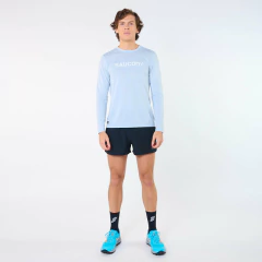 REMERA MANGA LARGA STOPWATCH GRAPHIC ICE LIGHT BLUE/ SAUCONY - comprar online