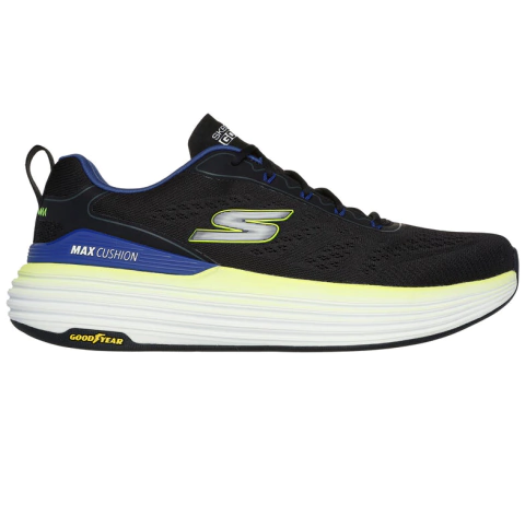 ZAPATILLA SKECHERS - Max Cushioning Suspension, BLACK/BLUE