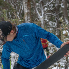 Tacora sweater MENS MAKALU - CYAN - comprar online