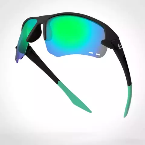 WEIS ANTEOJOS WAY POINT-BLACK PERFORMANCE REVO/GREEN+ORANGE