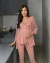 Pijama 3 Peças - Manga Bufante Rosé Claro (Romance) - comprar online