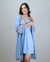 Deluxe Collecttion - Camisola de Amamentação com Bojo e Robe Midi Frozen Bicolor - loja online