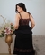 Camisola de Amamentação com Robe Preto Renda Bicolor Preto com Romance na internet