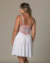 Deluxe Collecttion - Camisola de Amamentação com Bojo e Robe Midi Branco Bicolor na internet