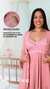 Camisola e robe de amamentação Romance Rosa claro - comprar online
