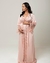 Robe Longo no Cetim Rosa Salmão (ROBE AVULSO) - comprar online