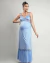 Camisola Longa de Amamentação com Robe Longo bicolor Azul Claro (Frozen) com Branco - loja online