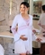 Camisola de Amamentação com Robe Branca Fluity Renda Bicolor rosa claro