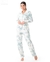 Pijama Americano Abertura Frontal Com Botões estampa Folhagens (pronta entrega) ZEE RUCCI - comprar online