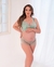 Conjunto Amamentação Elegance Linda - Todo na renda Verde água com Romance